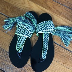 Vero Cuoio Black Sandals NWT